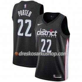 Muški NBA Dres Washington Wizards Otto Porter  22 Nike 2018-19 City Edition Crna Swingman